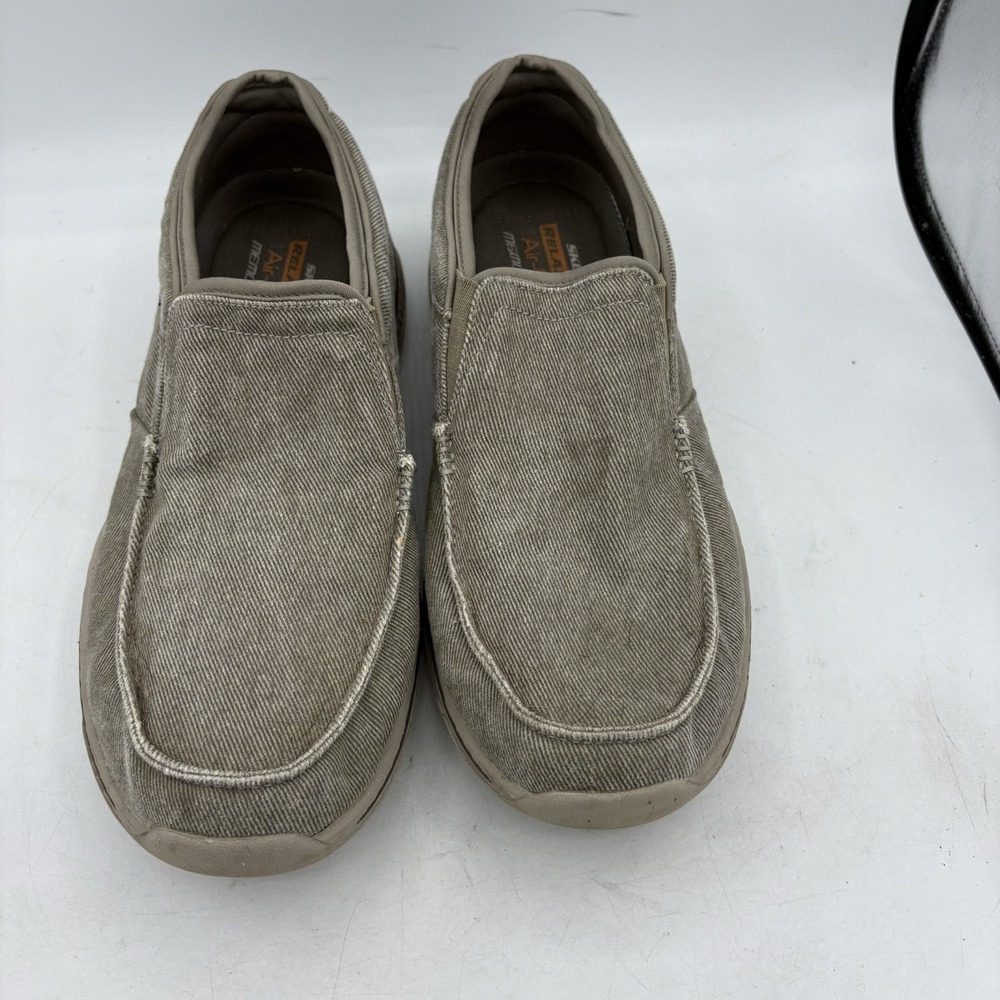 Skechers Shoes Mens Size 12 Relaxed Fit Creston Moseco Slip On Taupe - Picture 5 of 10